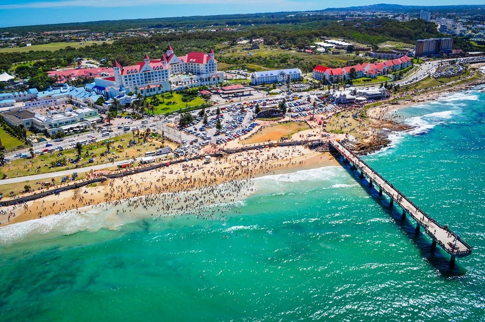 top view of Port Elizaberth beach