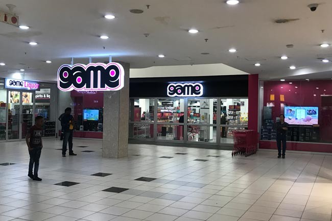 Outside view of Game store